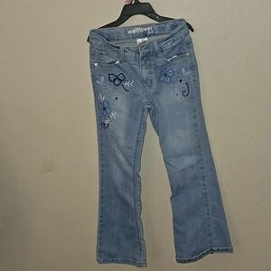 Wallflower Blue Flared Denim Jeans